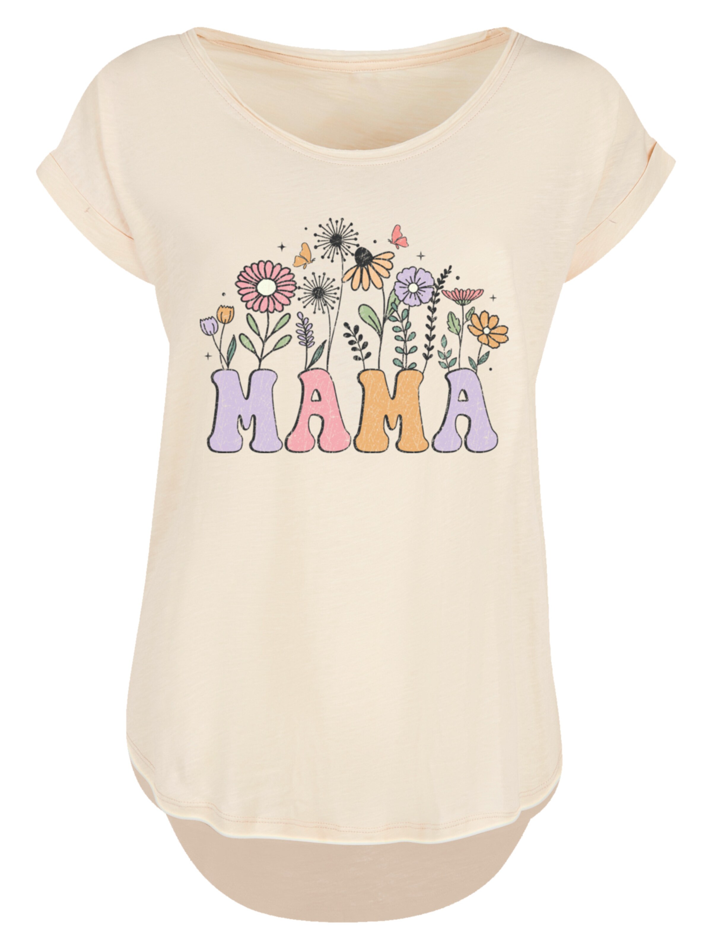 T-shirt F4NT4STIC en beige : devant