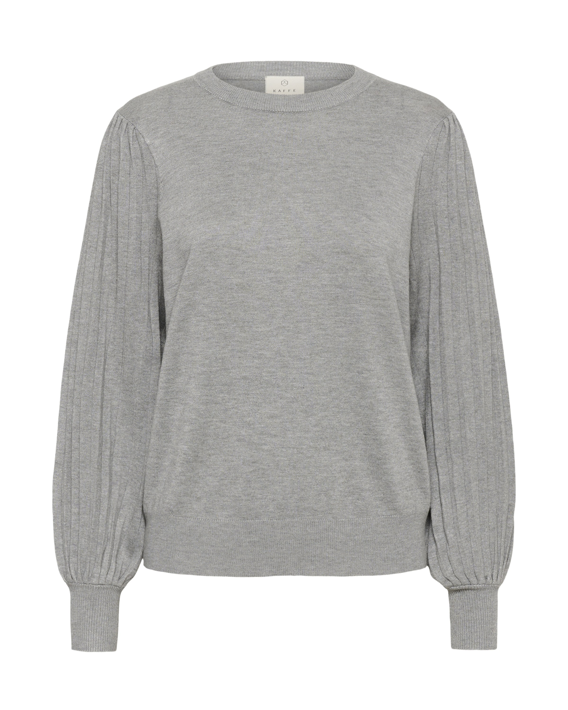 Kaffe Pullover 'Lone' in Grau: Vorderseite