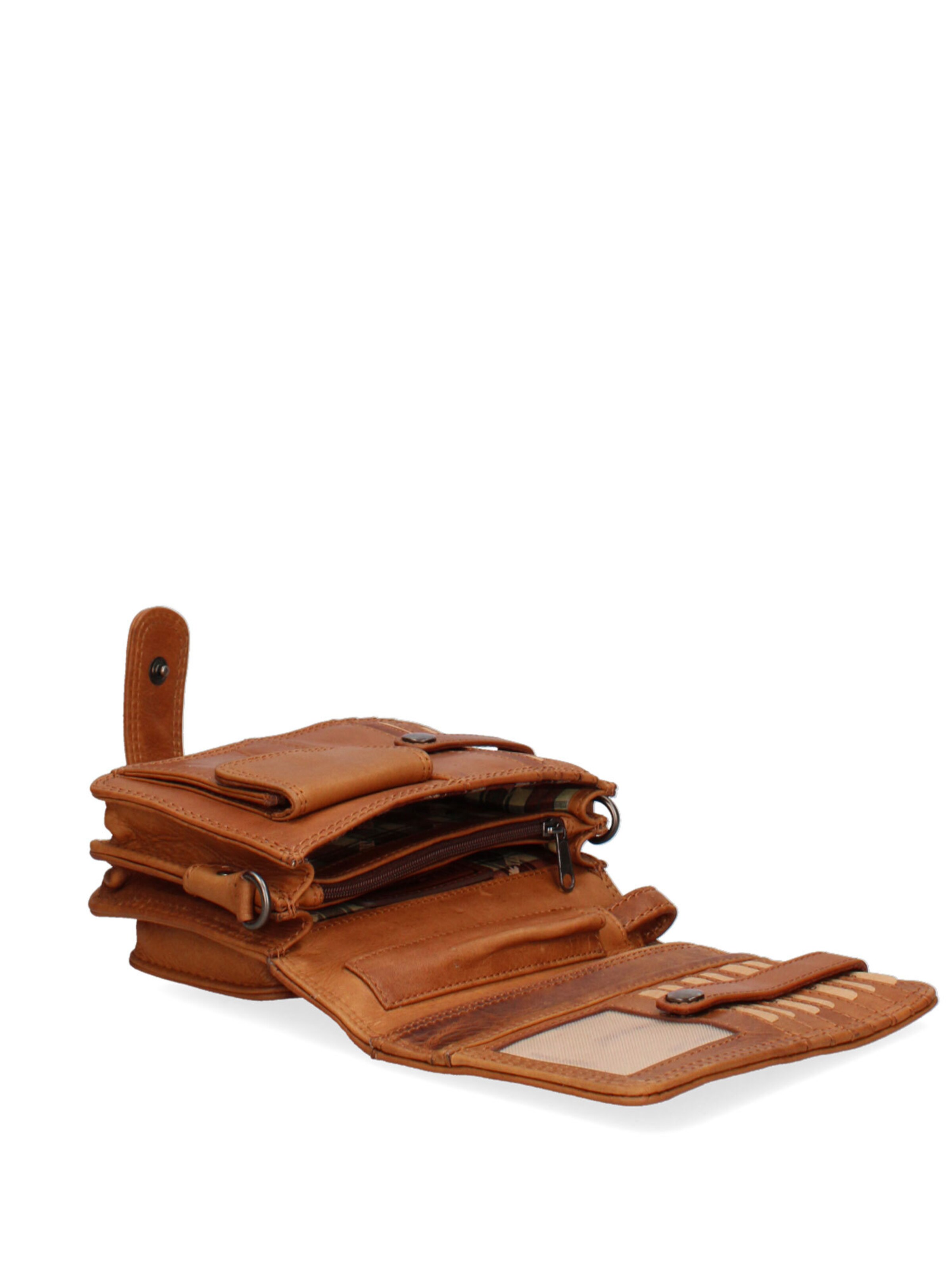 HILL BURRY Umhängetasche in Braun