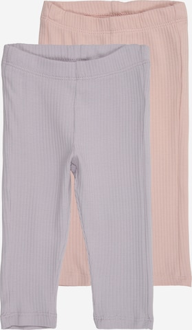 Lindex Leggings in Purple: front