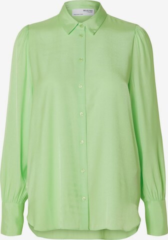 SELECTED FEMME Bluse i grøn: forside