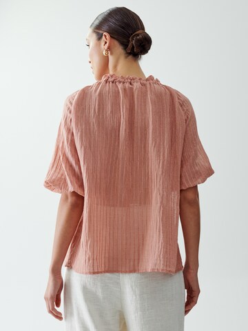 The Fated Blouse in Pink: back