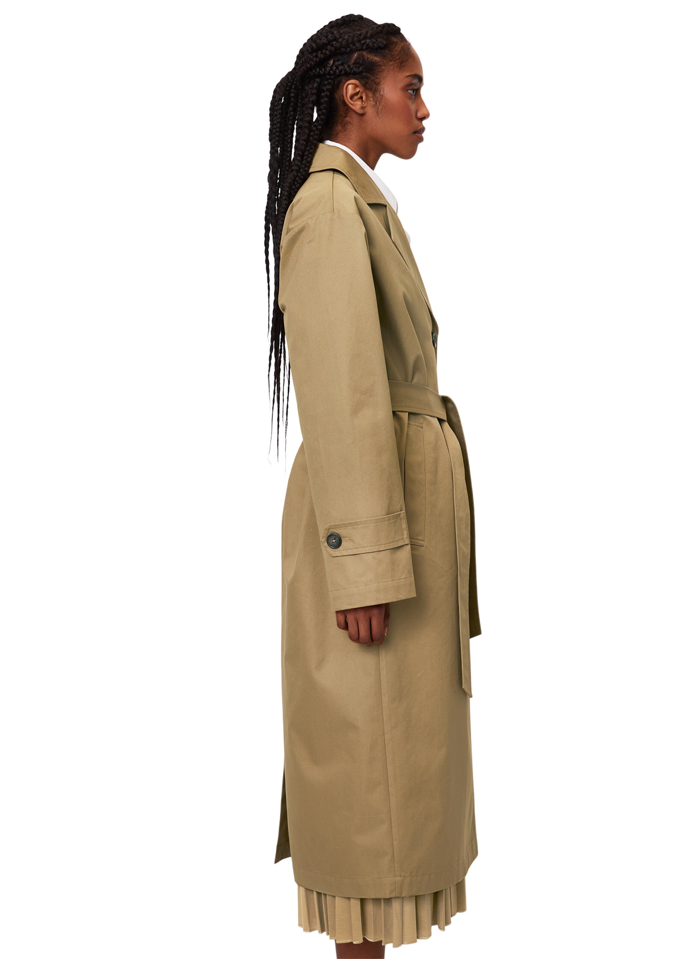 Marc O'Polo Демисезонное пальто в Коричневый