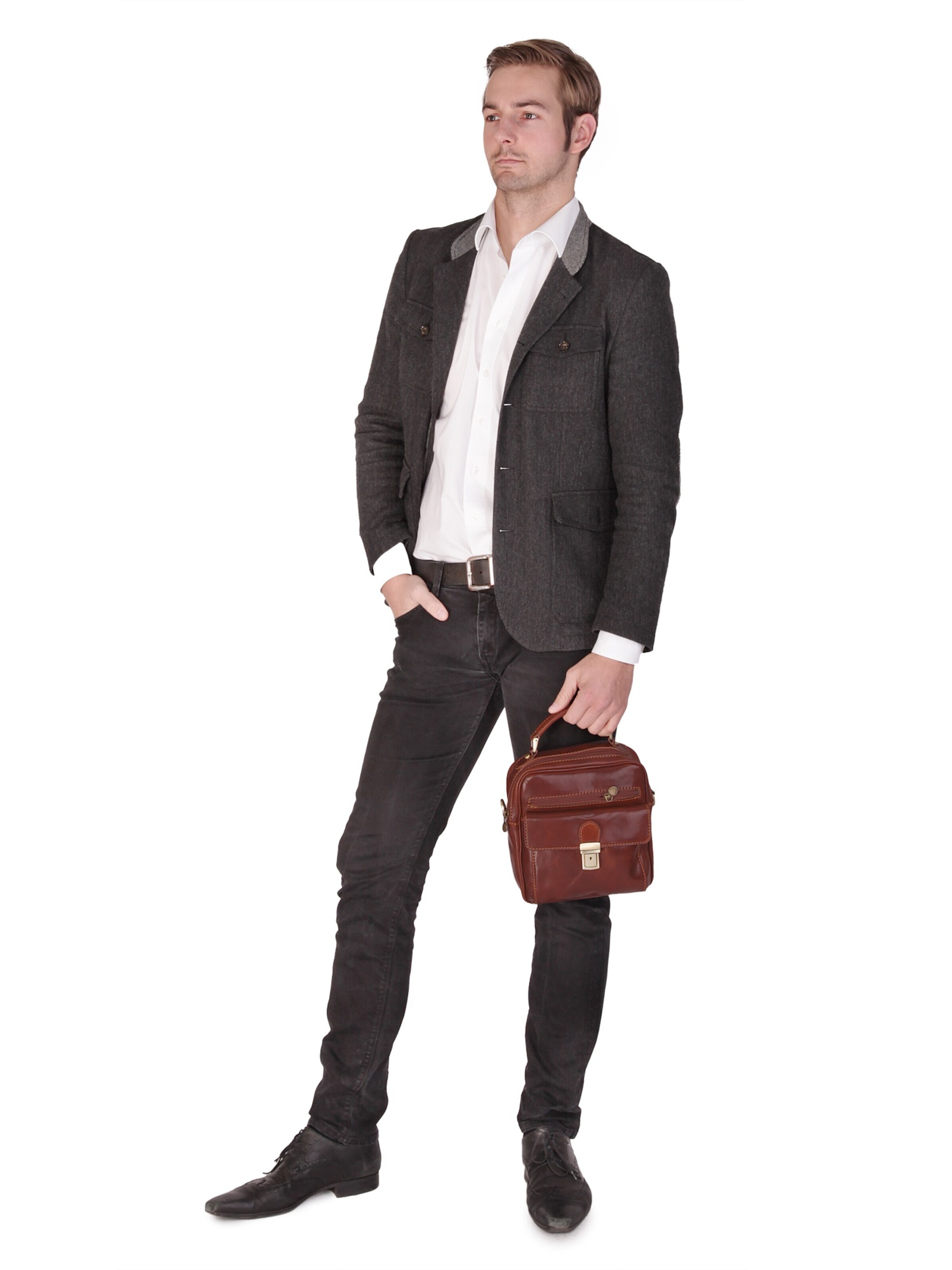 piké Crossbody bag in Brown: front