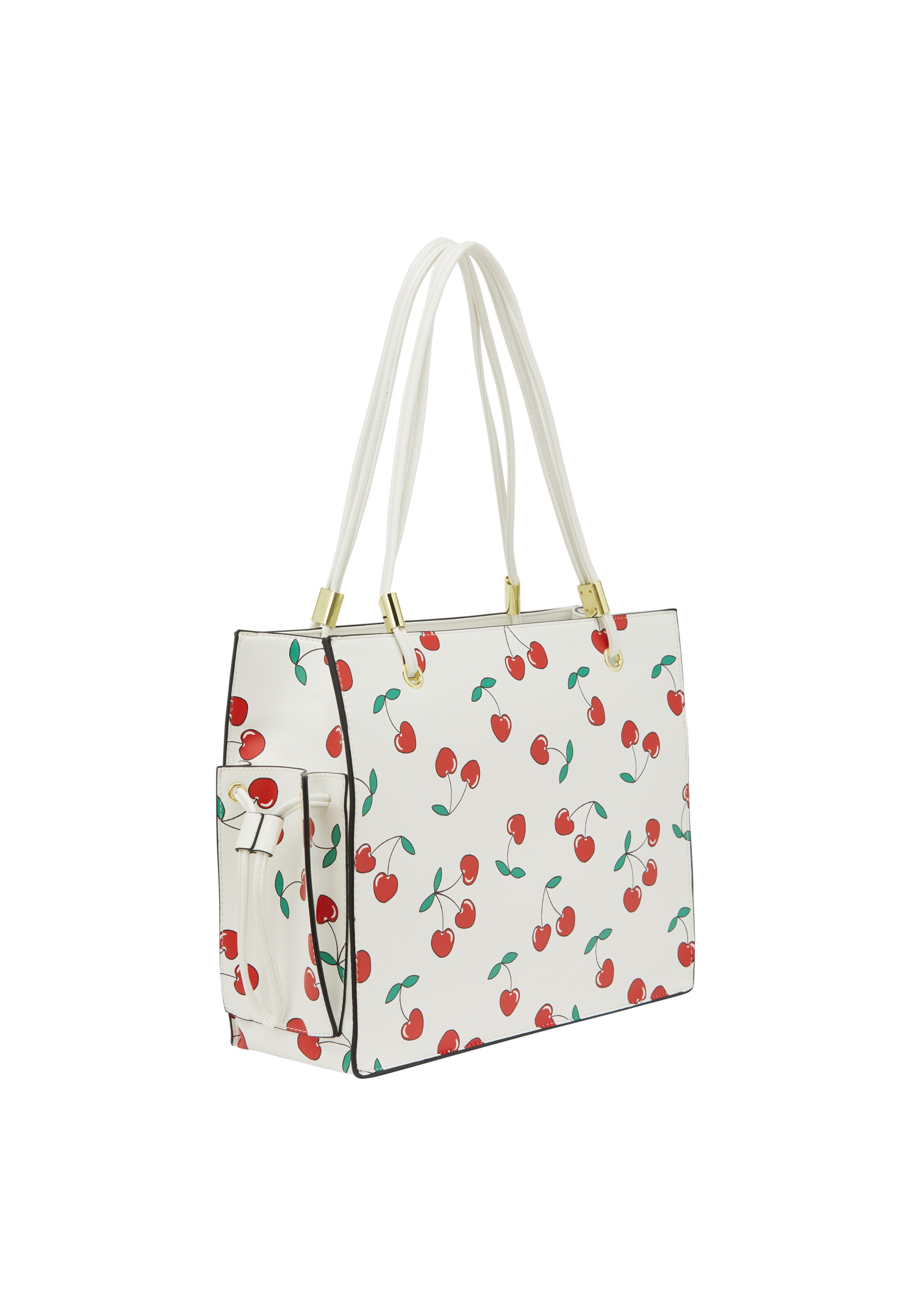 MYMO Nakupovalna torba 'Pop Eyetheme' | bela barva