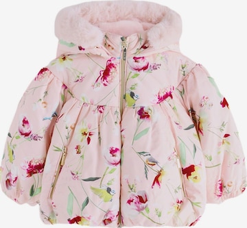Baker by Ted Baker Pitkä takki värissä vaaleanpunainen: etupuoli