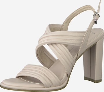 MARCO TOZZI Strap Sandals in Grey: front