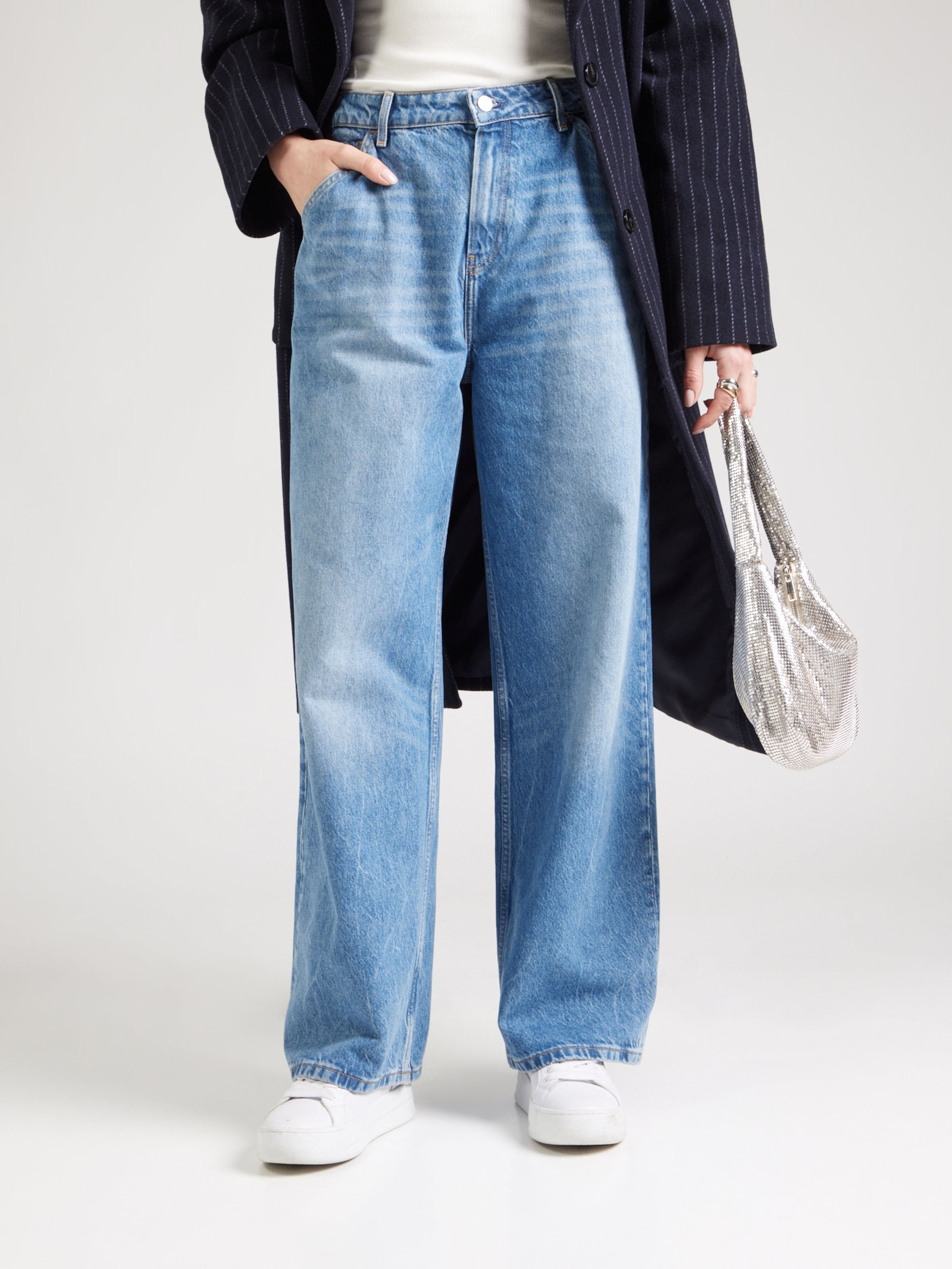 Wide Leg Jean TOMMY HILFIGER en Bleu Denim | ABOUT YOU