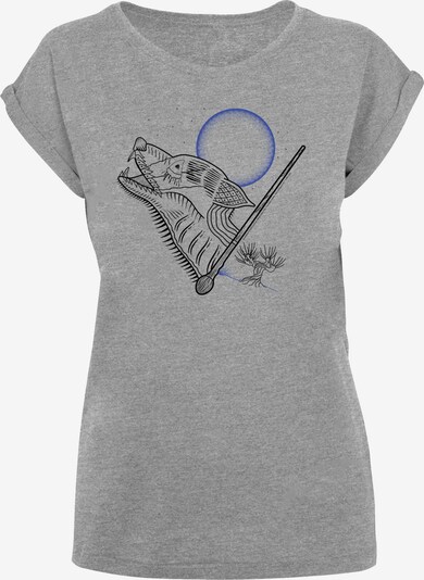 F4NT4STIC T-Shirt 'Harry Potter Werewolf' in blau / graumeliert / schwarz, Produktansicht