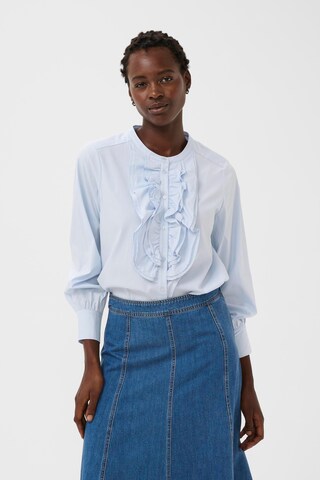 Part Two Bluse 'PWZainas' in Blau: Vorderseite