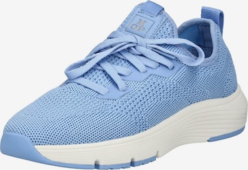 Baskets basses Marc O'Polo en bleu : devant