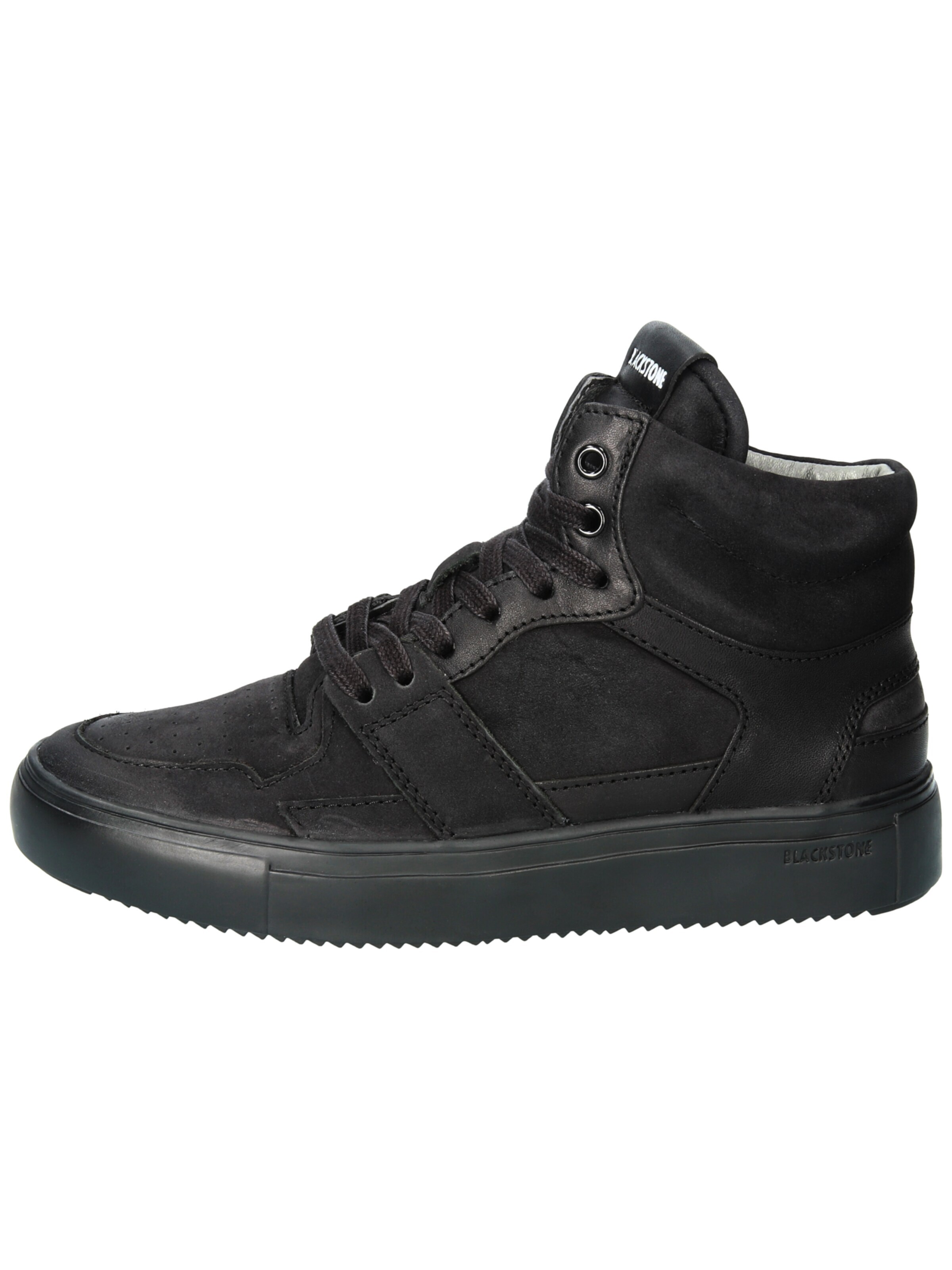 BLACKSTONE Sneakers hoog 'KEYLA' in Zwart: voorkant