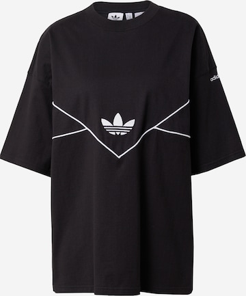 ADIDAS ORIGINALS Shirt in Black: front