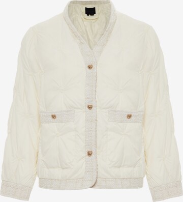 NAEMI Between-Season Jacket in White: front