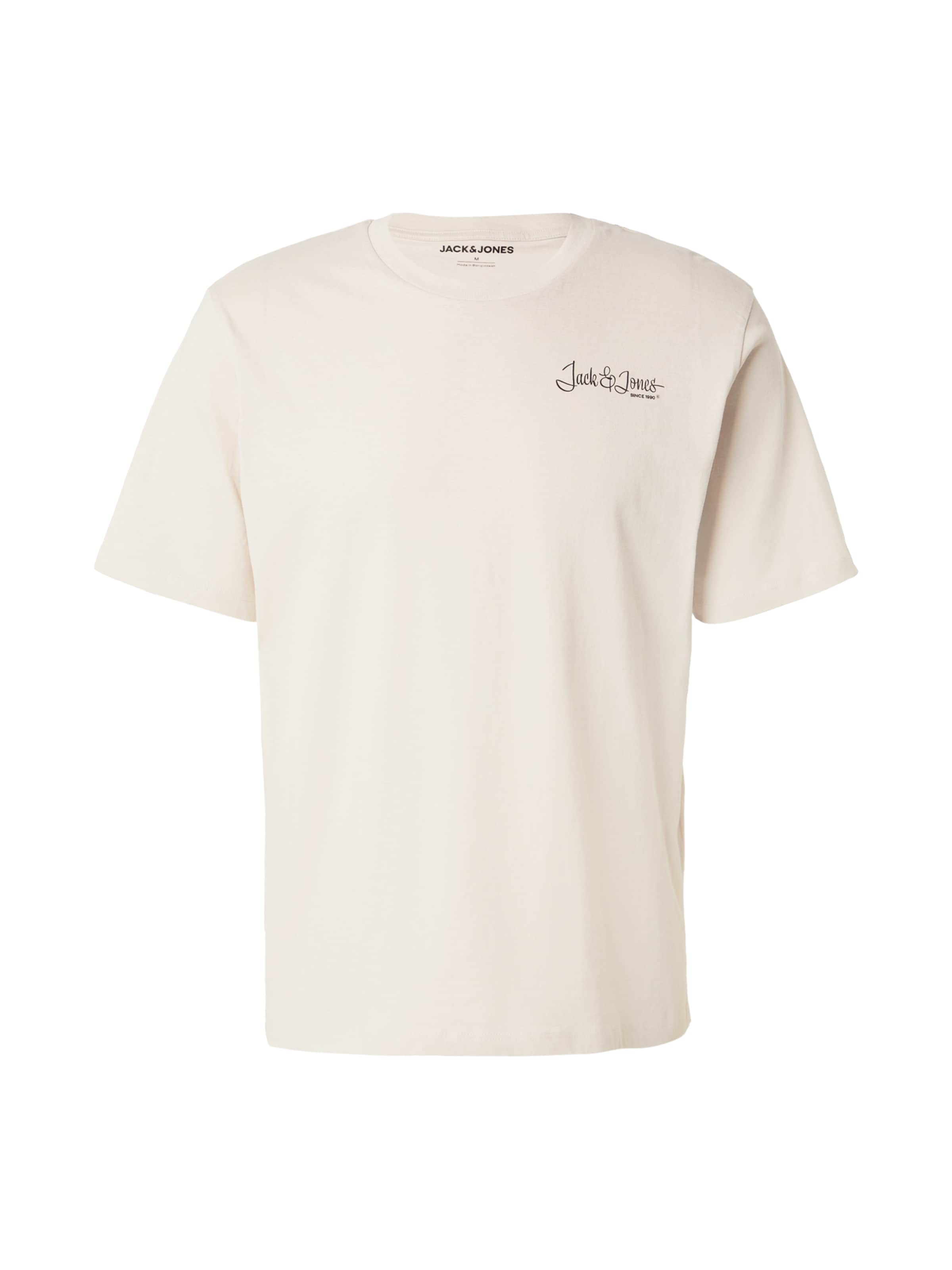 Marškinėliai 'JJYUKI' iš JACK & JONES, spalva – kremo / šviesiai ruda / mėtų spalva / juoda, Prekių apžvalga