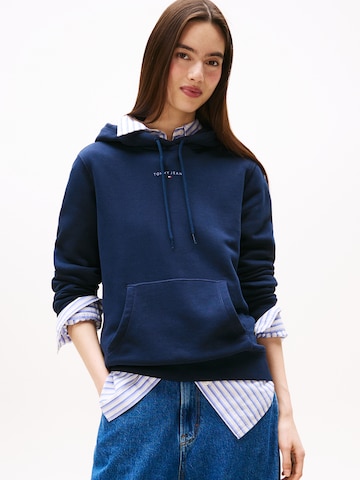 mėlyna Tommy Jeans Megztinis be užsegimo: priekis