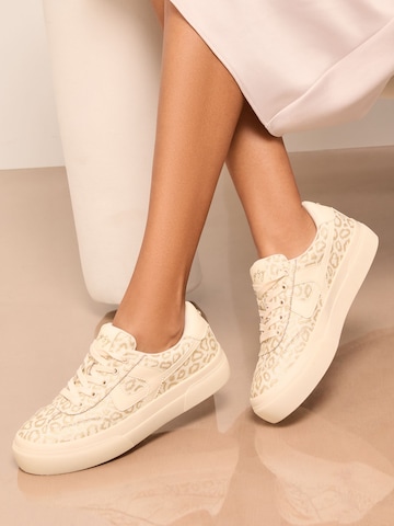 Lipsy Σνίκερ χαμηλό σε μπεζ