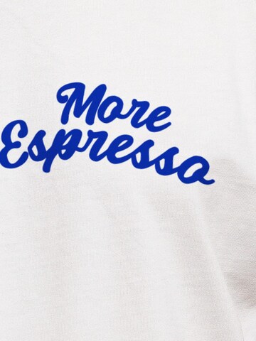 Neverless Shirt 'More Espresso' in White