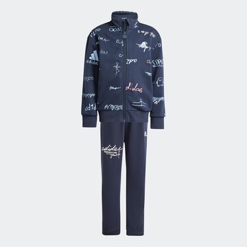 ADIDAS SPORTSWEAR Sweatsuit in Blue: front