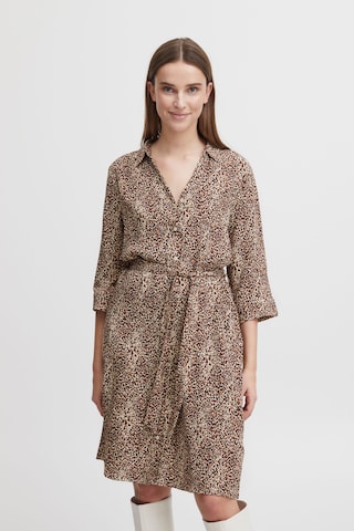 b.young Shirt Dress 'Joella' in Brown: front