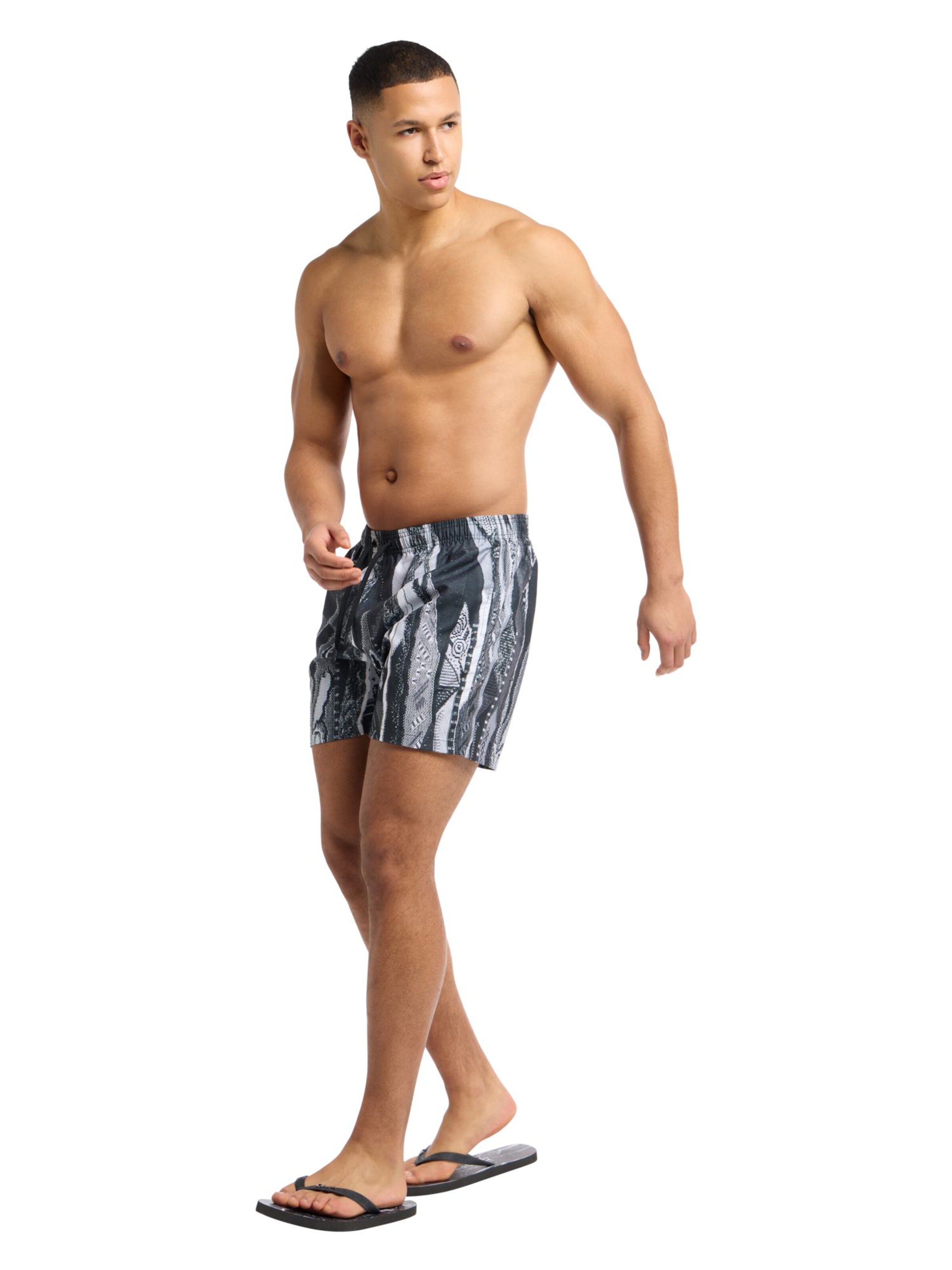 Carlo Colucci Regular Board Shorts 'Ehart' in Black