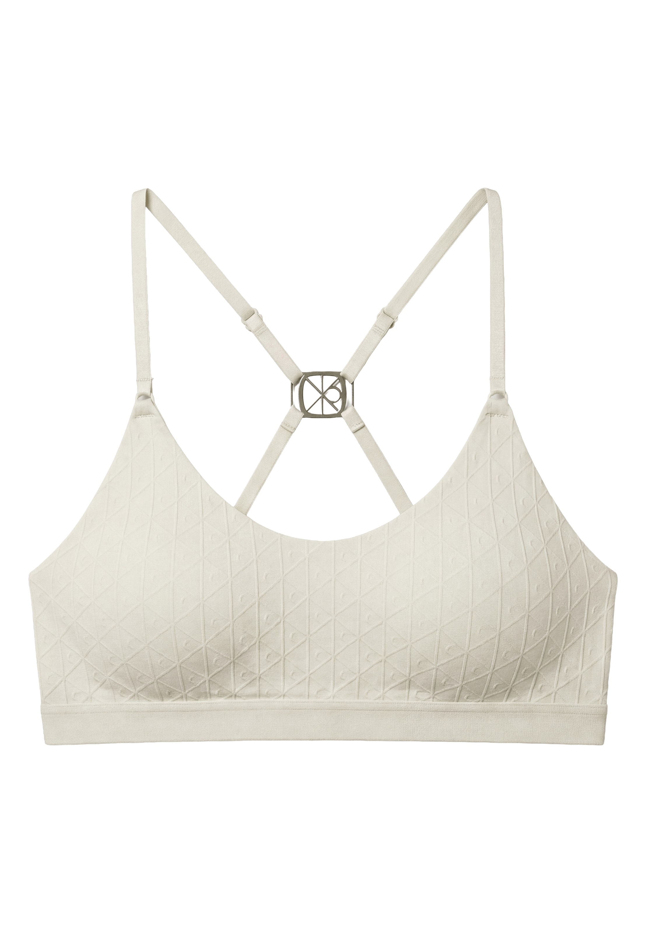 Calvin Klein Underwear Korzetová Podprsenka – bílá: přední strana