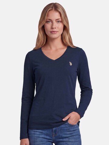 U.S. POLO ASSN. Shirt in Blue: front