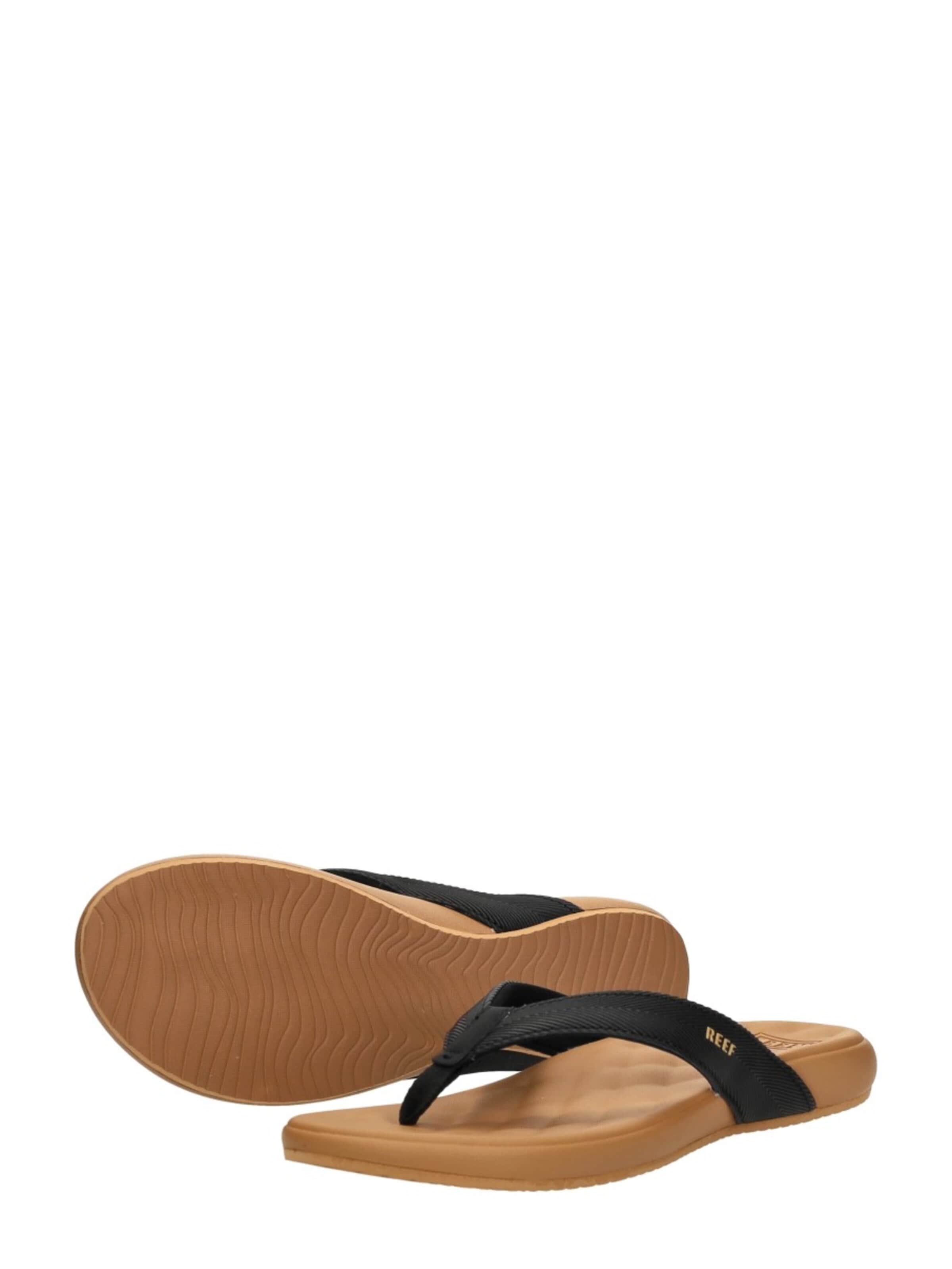 REEF Teenslipper 'Cushion Melody' in Zwart