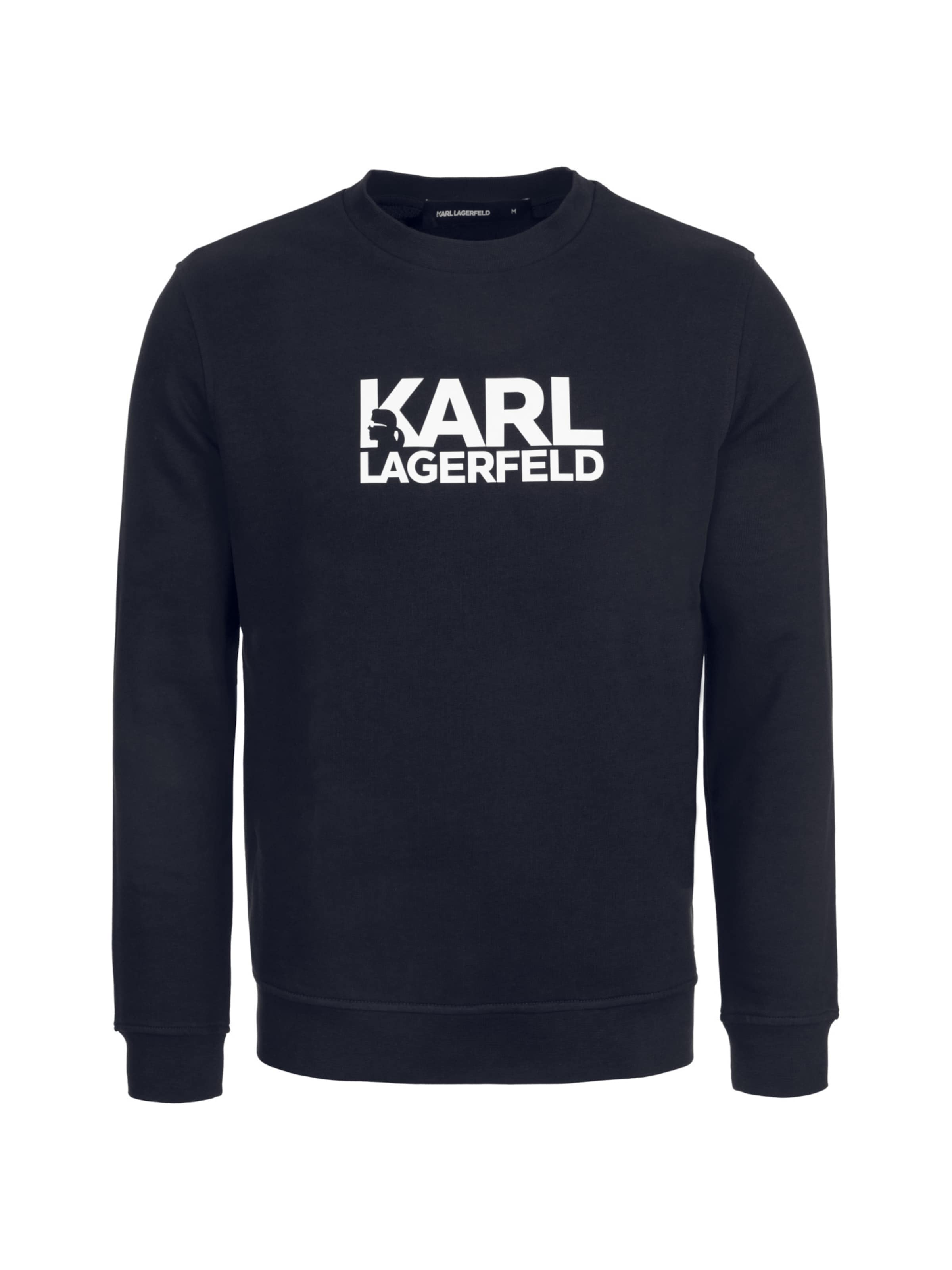 Sweat-shirt Karl Lagerfeld en bleu : devant