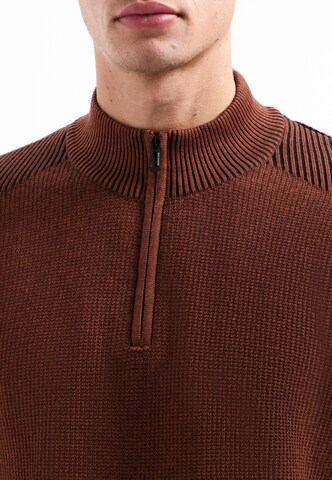 No Excess Sweater in Brown