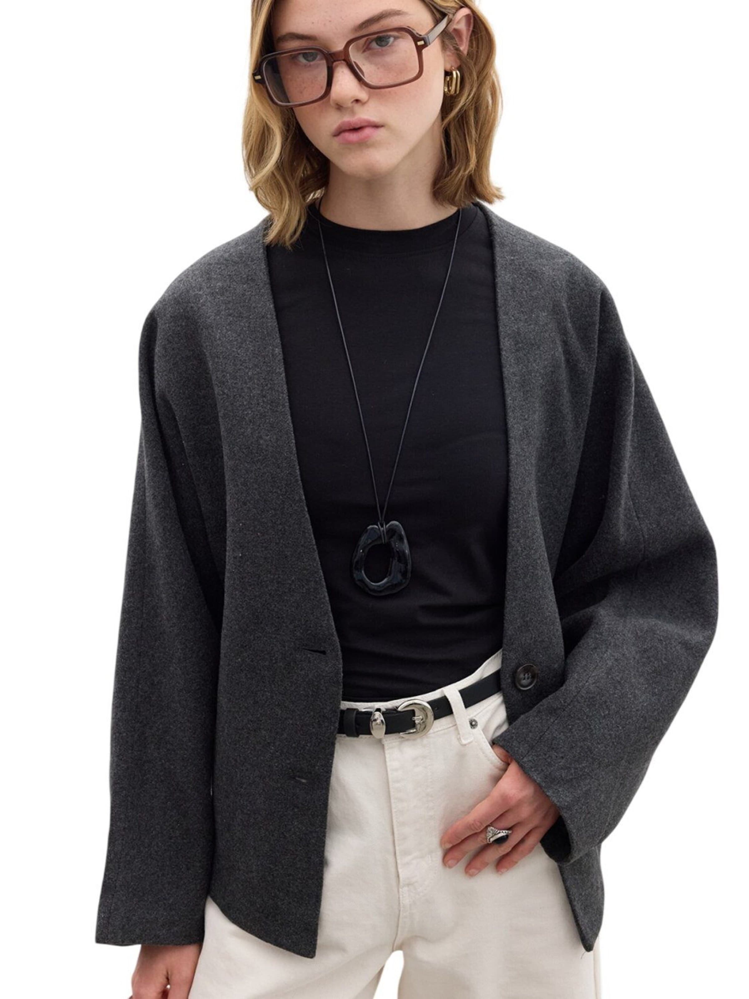 MANUKA Fleece jas in Grijs