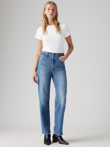 LEVI'S ® Regular Jeans 'Ribcage Straight Ankle' in Blau