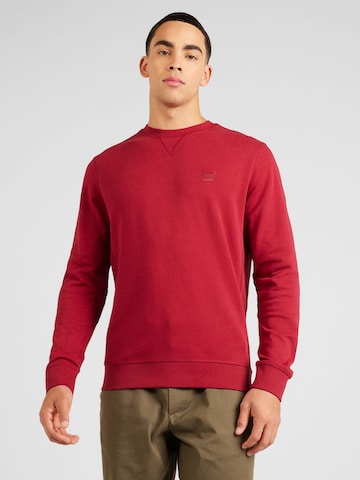 BOSS - Sudadera 'Westart' en rojo: frente