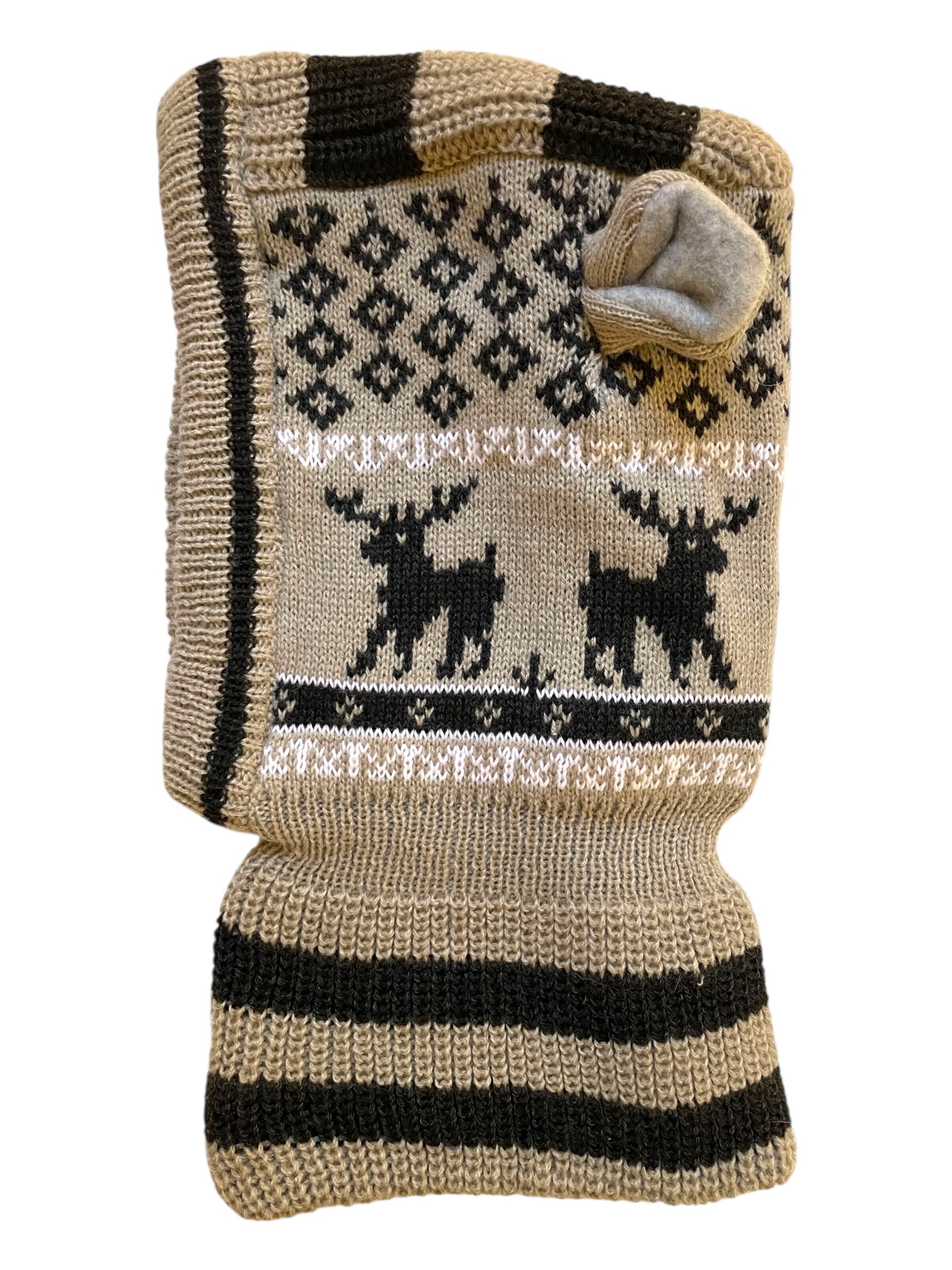 Berretto 'Schlupfmütze' di Kumixi in beige: frontale