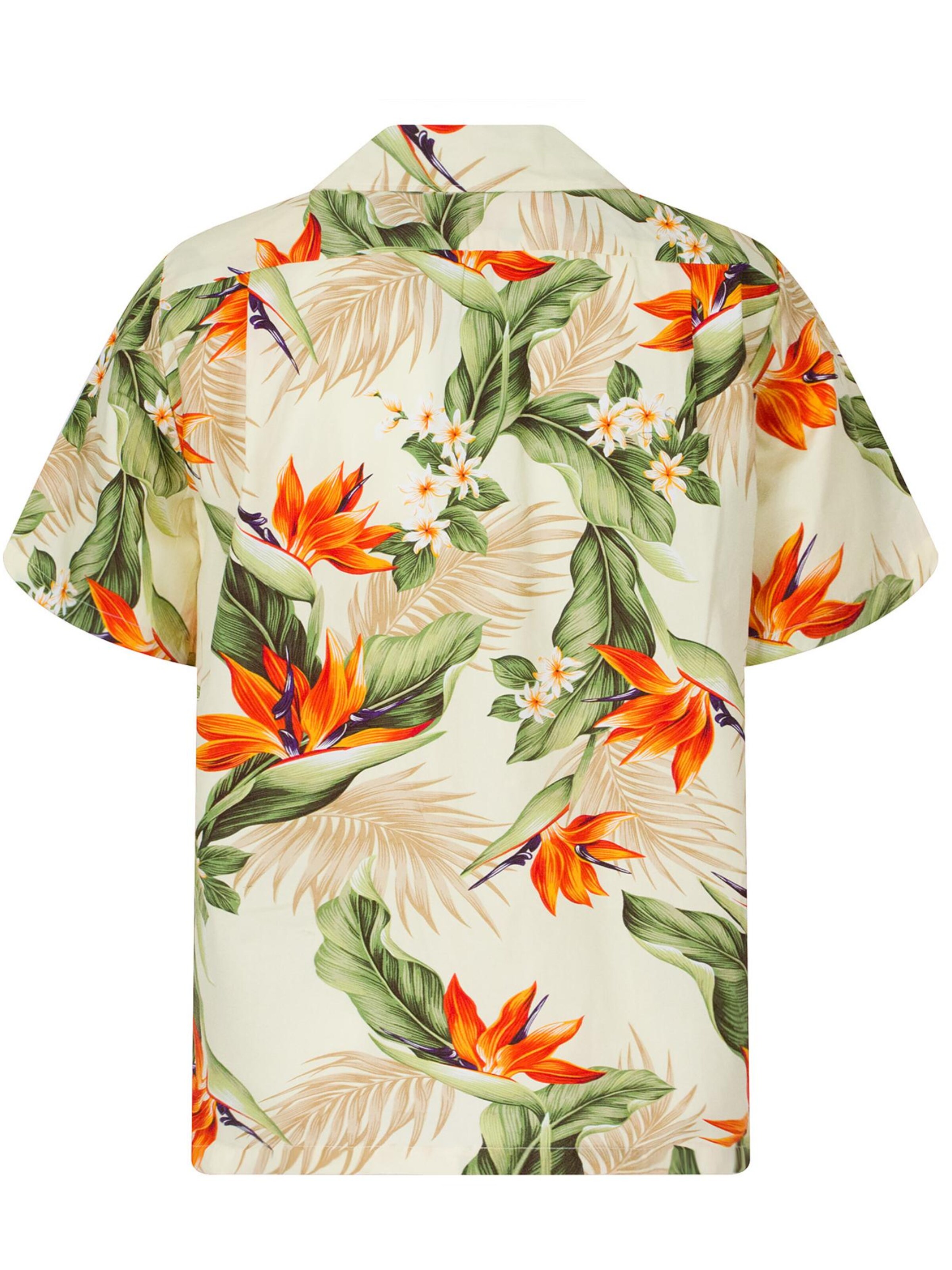 Pacific Legend Regular Fit Hemd 'Strelitzie' in Beige