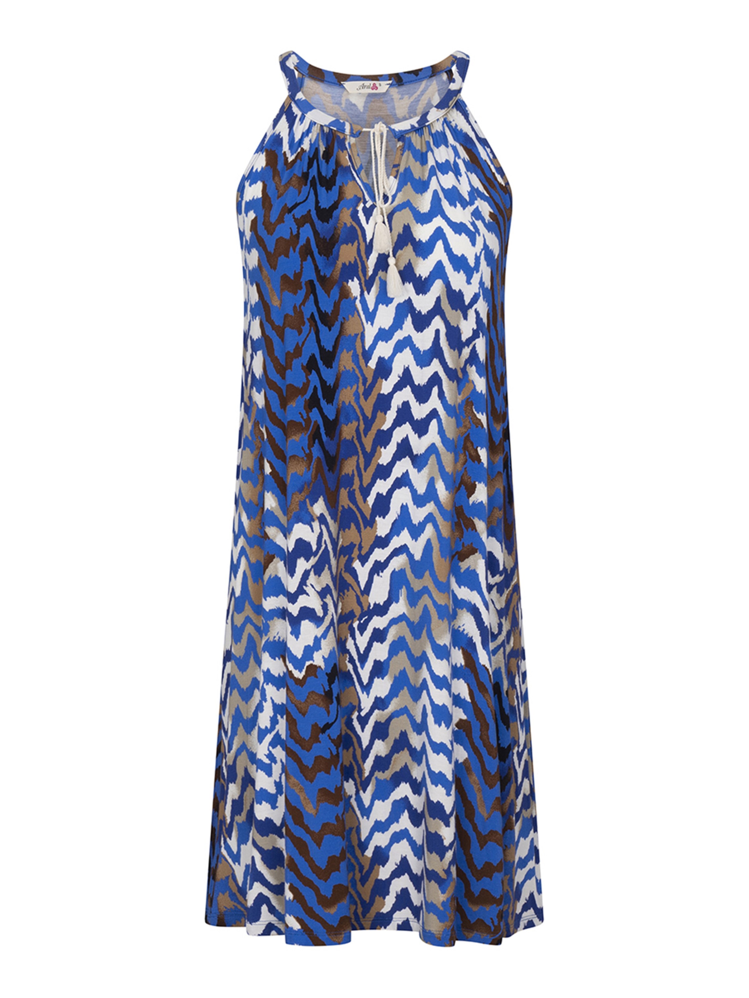 Goldenbay Jurk in Blauw: voorkant