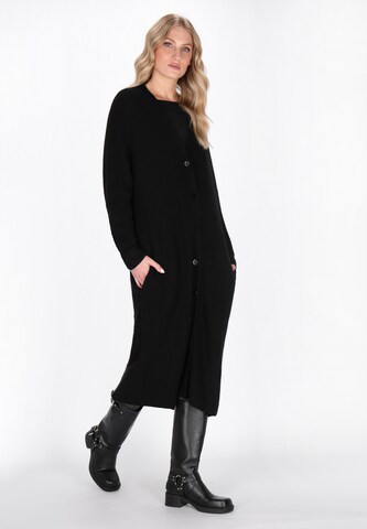 DreiMaster Vintage Knit cardigan 'Classic Look' in Black