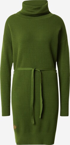 Robes en maille 'BABITT' Ragwear en vert : devant