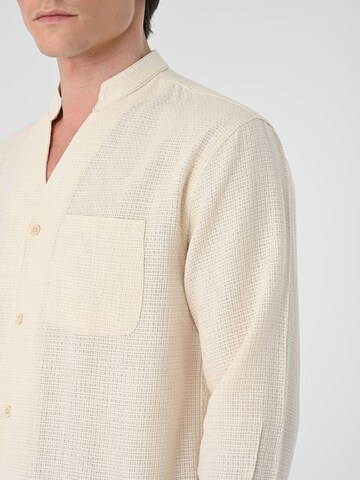 Antioch Regular fit Button Up Shirt in Beige
