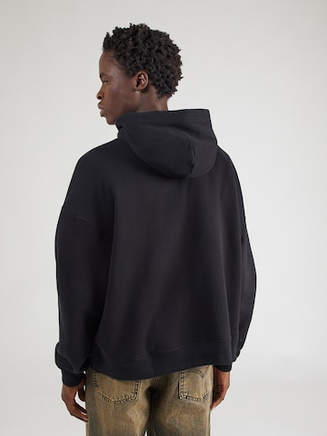 Bluză de molton de la HOLLISTER pe negru