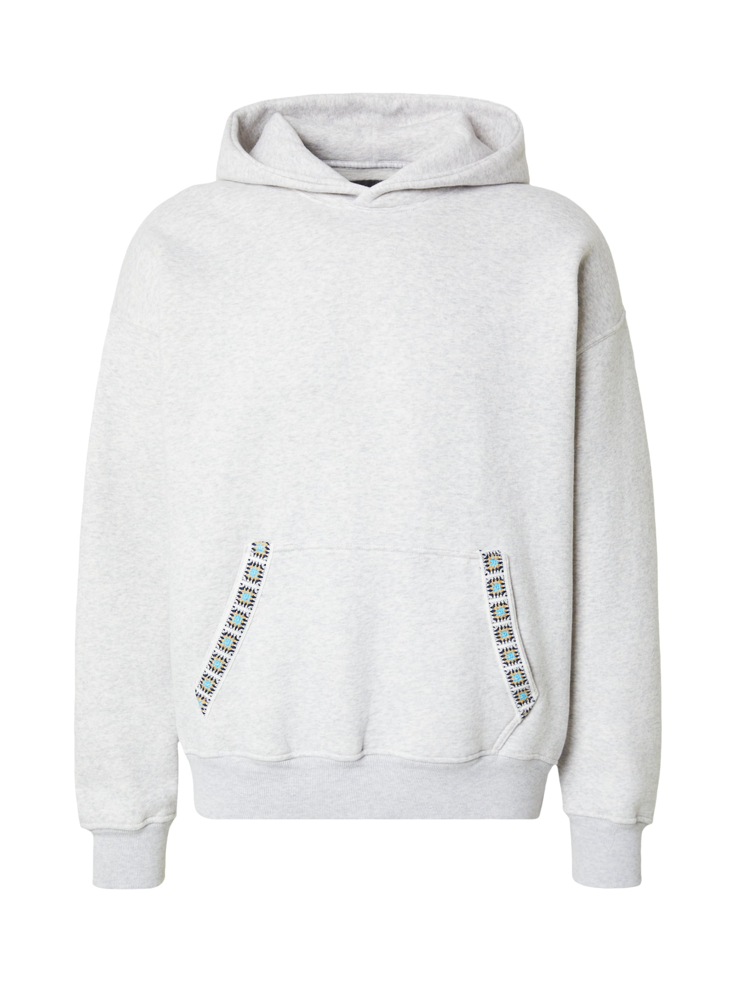 Felpa 'ESSENTIAL' di Abercrombie & Fitch in grigio: frontale