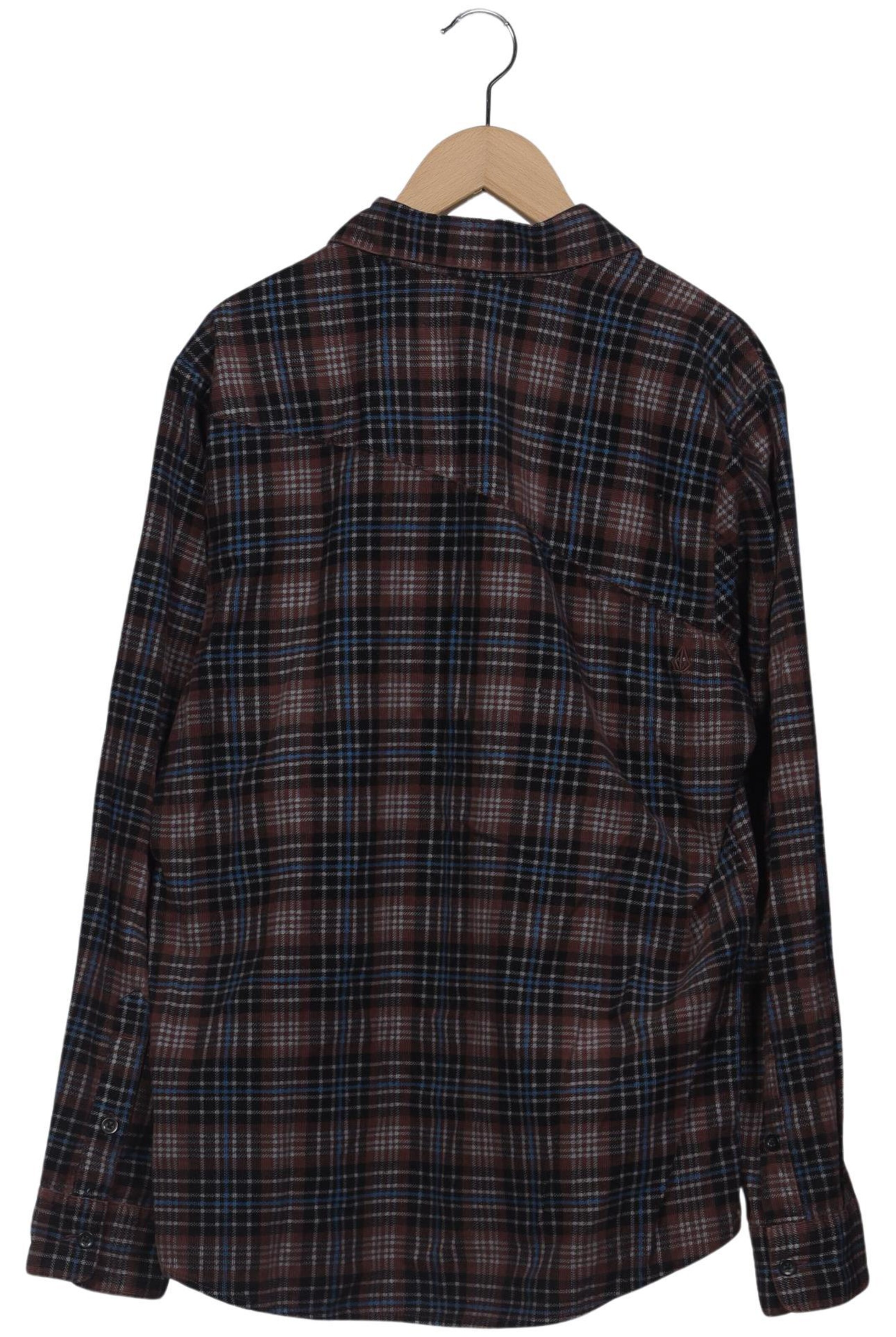 Volcom Button Up Shirt in S in Brown