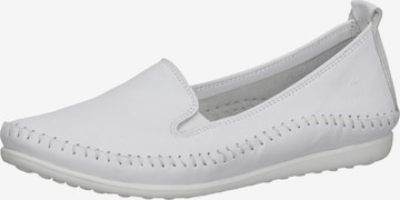 COSMOS COMFORT Classic Flats in White: front