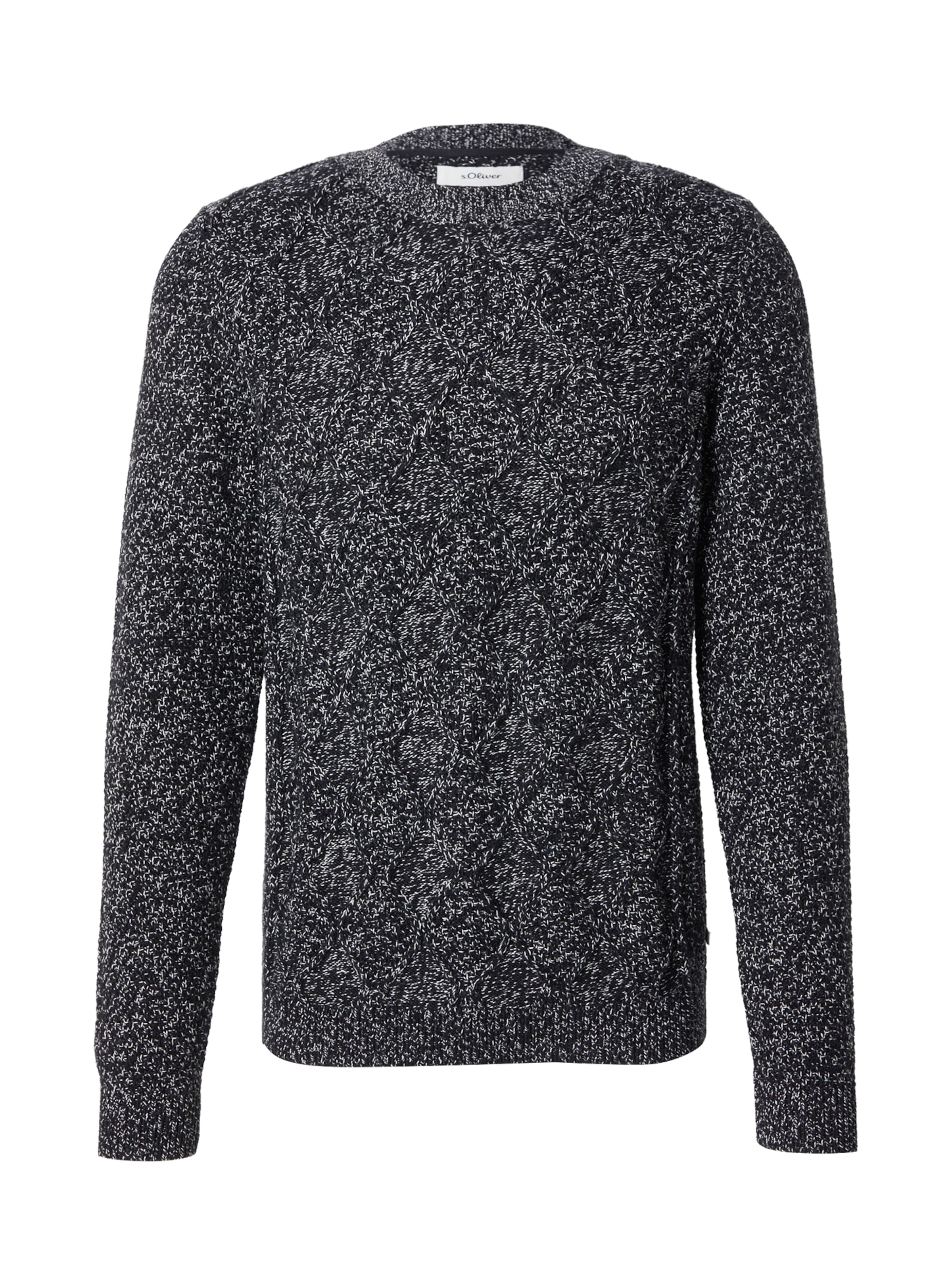 s.Oliver Pulover | črna barva: sprednja stran