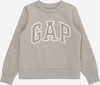 GAP Sweatshirt in dunkelbeige / silber / weiß, Produktansicht