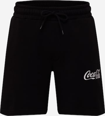 JACK & JONES Pants in Black: front