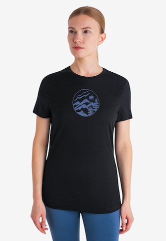 ICEBREAKER Funkční tričko 'Tech Lite III' – černá: přední strana