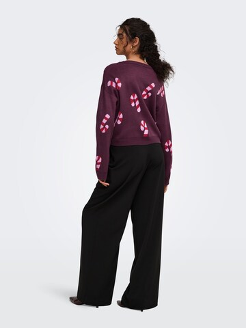 Pullover 'Xmas Jollie' di ONLY in lilla