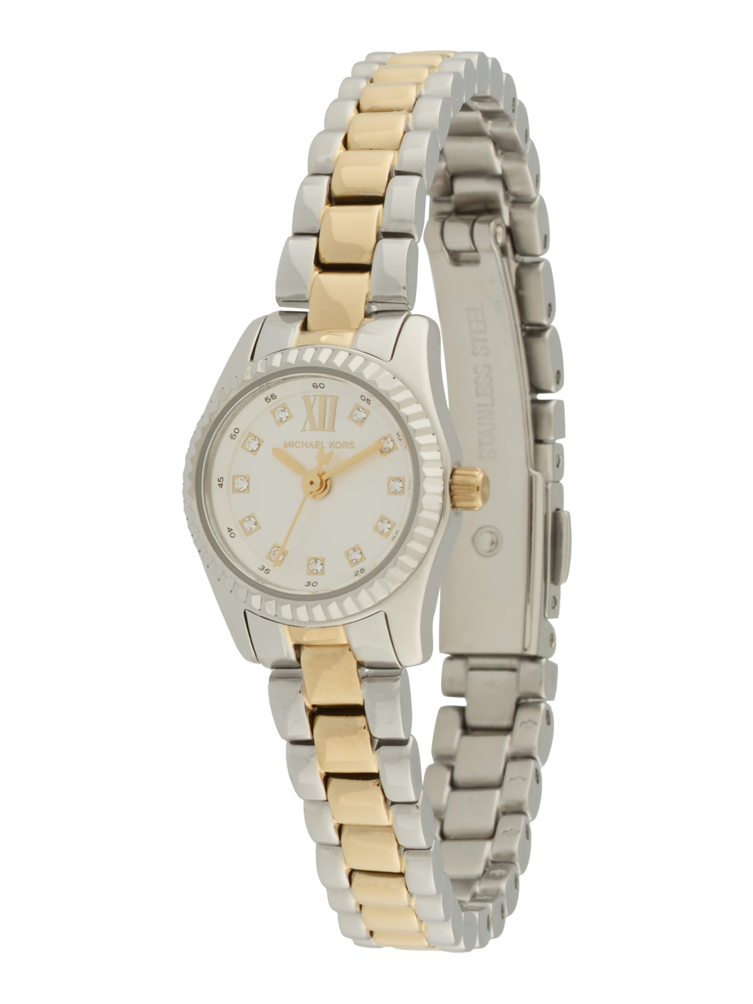 sidabrinė MICHAEL Michael Kors Analoginis (įprasto dizaino) laikrodis 'LEXINGTON': priekis