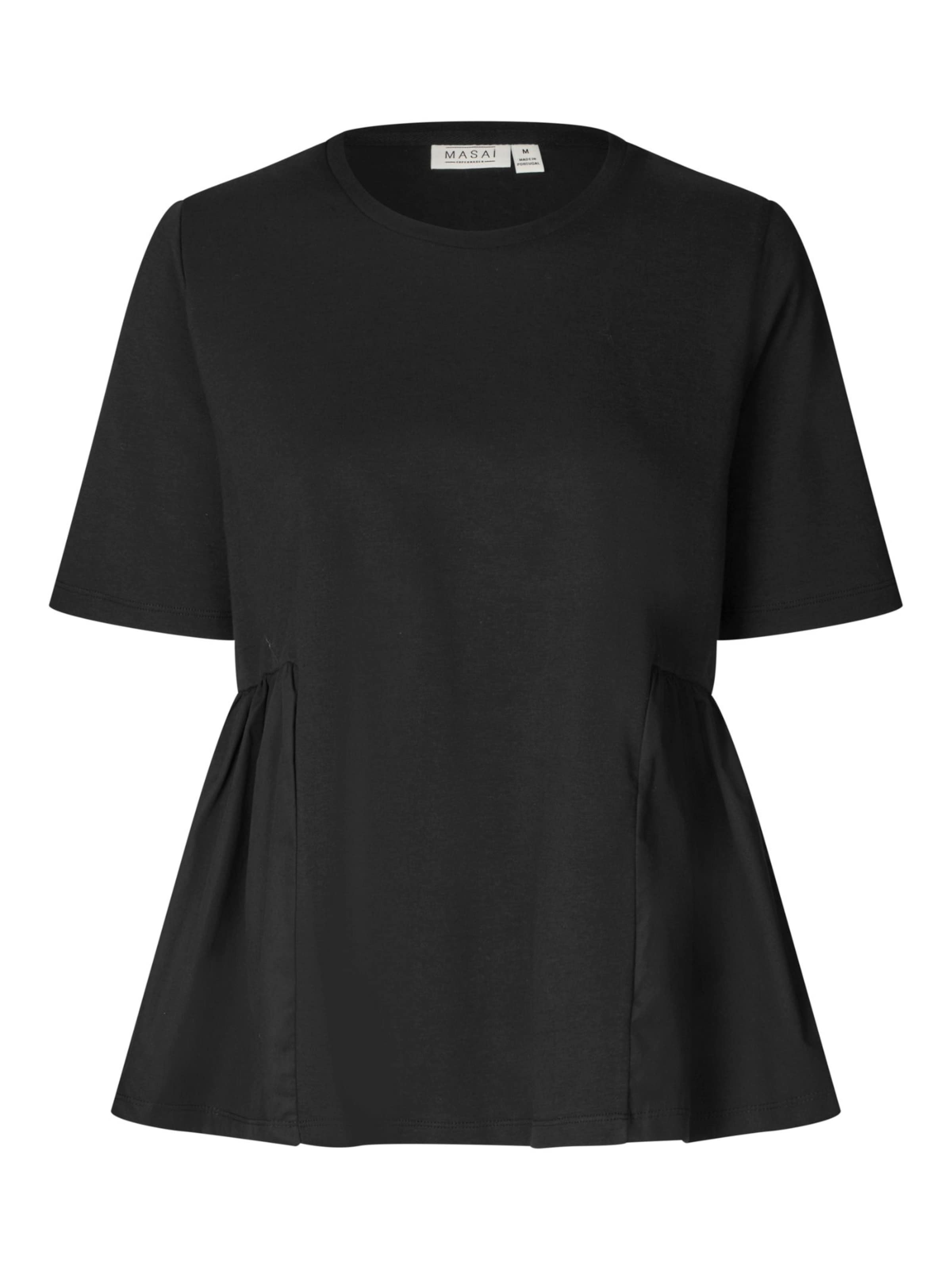 Masai Blouse 'MaBettine' in Black: front